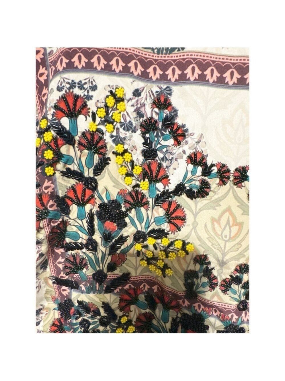 Bhanuni by Jyoti for Anthropologie Far Fields Embellished Midi Dress – Size 4 - Picture 7 of 10